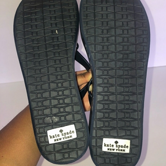 Kate Spade | Size 9 | Navy Rhett | Wedge Flip Flop - Picture 4 of 8
